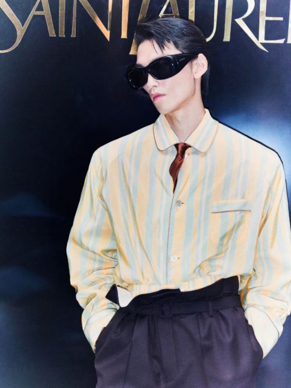 Saint Laurent SL 901 HOWL Sunglasses in Black